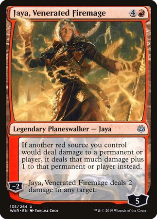 Jaya, Venerated Firemage [War of the Spark] | Spectrum Games
