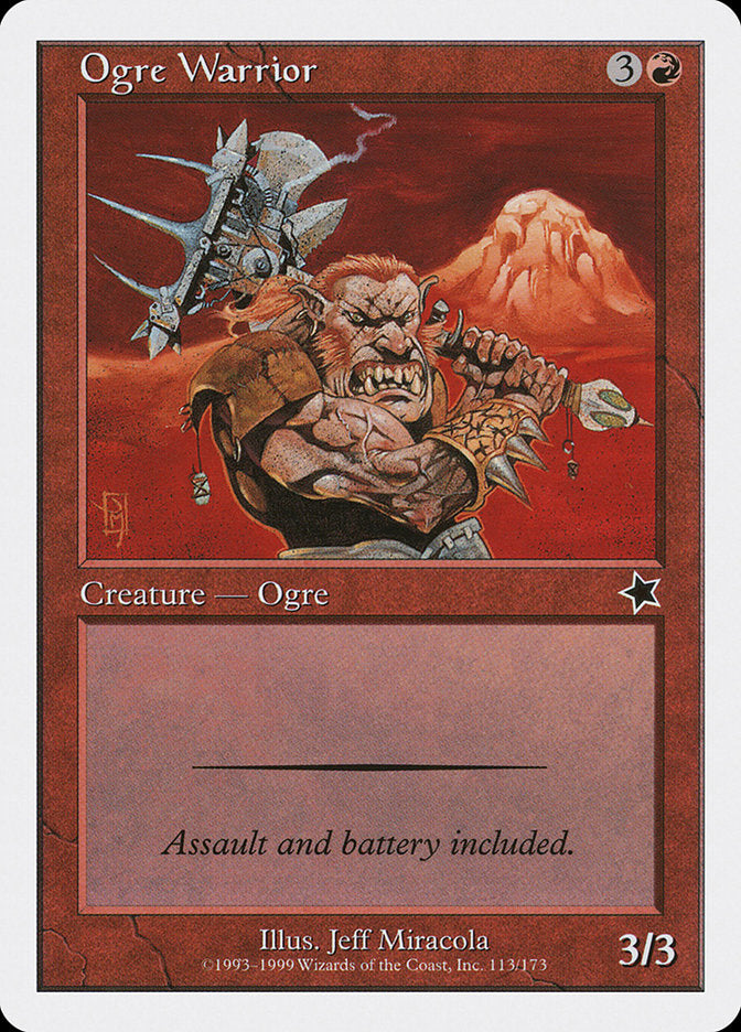 Ogre Warrior [Starter 1999] | Spectrum Games