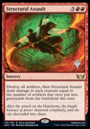 Structural Assault (Promo Pack) [Streets of New Capenna Promos] | Spectrum Games