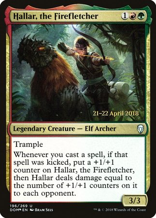 Hallar, the Firefletcher [Dominaria Promos] | Spectrum Games