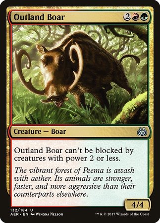 Outland Boar [Aether Revolt] | Spectrum Games