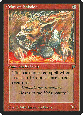 Crimson Kobolds [Legends] | Spectrum Games