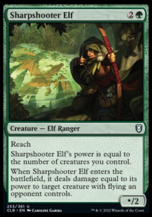 Sharpshooter Elf [Commander Legends: Battle for Baldur's Gate] | Spectrum Games