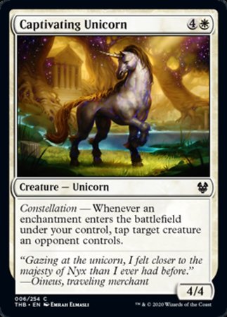 Captivating Unicorn [Theros Beyond Death] | Spectrum Games