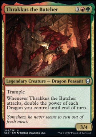 Thrakkus the Butcher [Commander Legends: Battle for Baldur's Gate] | Spectrum Games