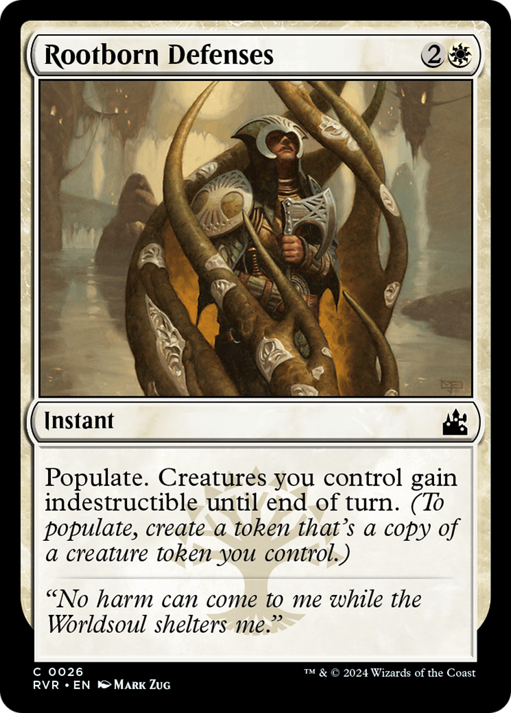 Rootborn Defenses [Ravnica Remastered] | Spectrum Games