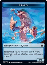 Kraken // Satyr Double-sided Token [Theros Beyond Death Tokens] | Spectrum Games