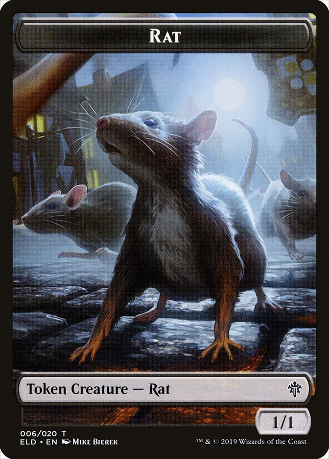 Rat [Throne of Eldraine Tokens] | Spectrum Games