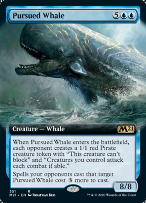 Pursued Whale (Extended Art) [Core Set 2021] | Spectrum Games