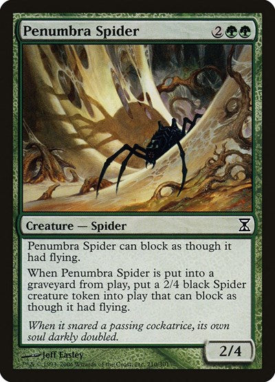 Penumbra Spider [Time Spiral] | Spectrum Games