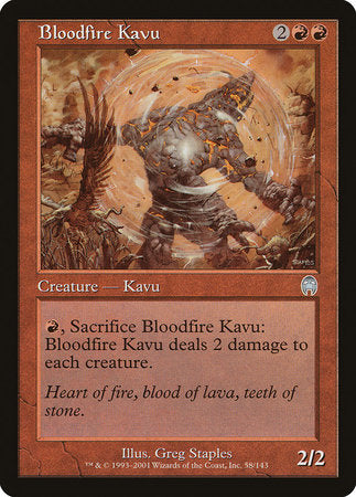 Bloodfire Kavu [Apocalypse] | Spectrum Games