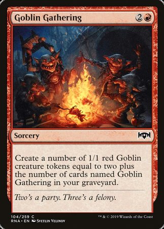 Goblin Gathering [Ravnica Allegiance] | Spectrum Games