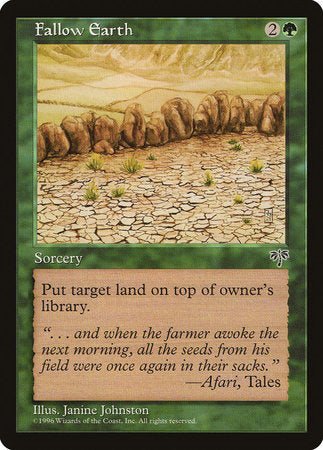 Fallow Earth [Mirage] | Spectrum Games