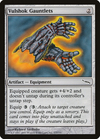 Vulshok Gauntlets [Mirrodin] | Spectrum Games