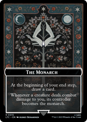 The Monarch // Treasure Double-Sided Token [The Lord of the Rings: Tales of Middle-Earth Commander Tokens] | Spectrum Games
