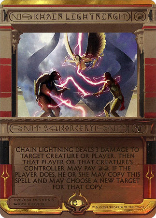 Chain Lightning [Amonkhet Invocations] | Spectrum Games