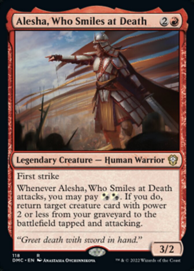 Alesha, Who Smiles at Death [Dominaria United Commander] | Spectrum Games