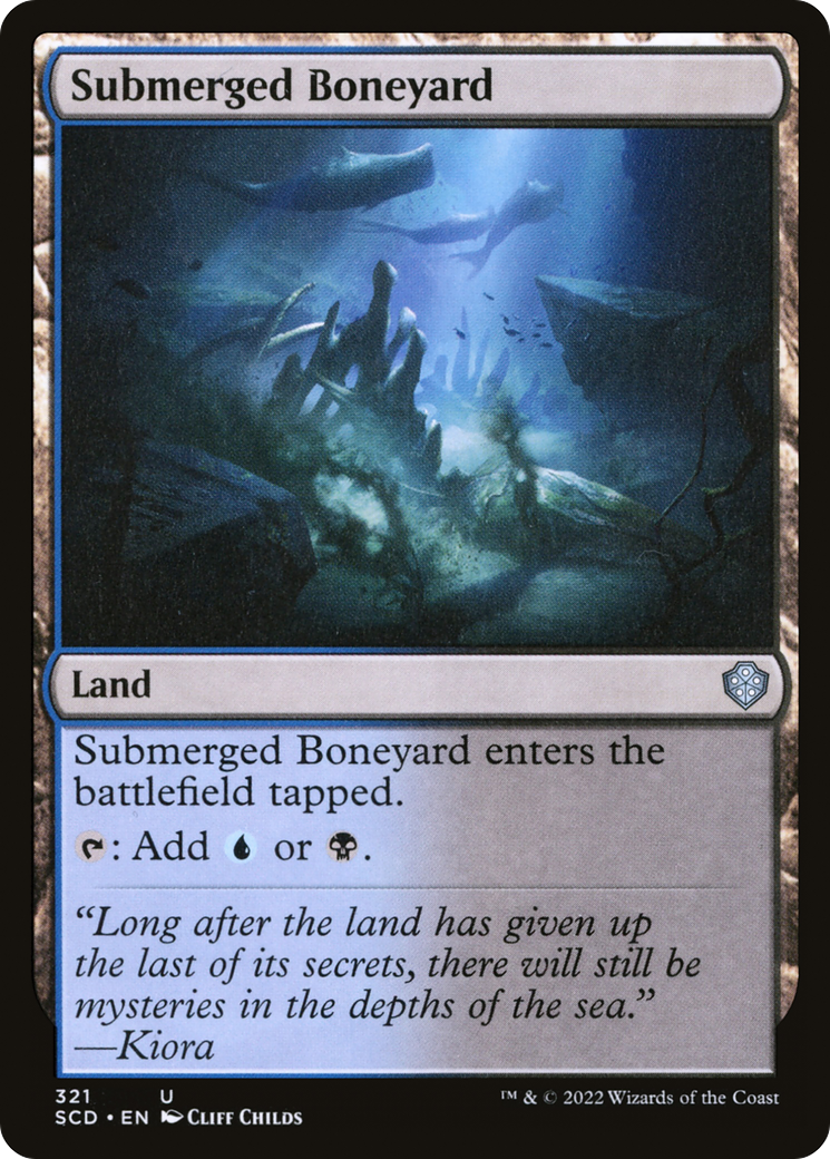 Submerged Boneyard [Starter Commander Decks] | Spectrum Games