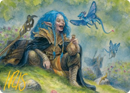 Feywild Trickster Art Card (Gold-Stamped Signature) [Dungeons & Dragons: Adventures in the Forgotten Realms Art Series] | Spectrum Games