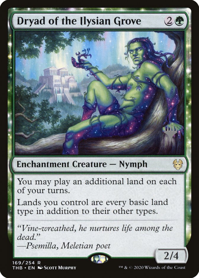 Dryad of the Ilysian Grove (Promo Pack) [Theros Beyond Death Promos] | Spectrum Games