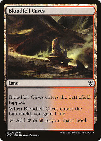 Bloodfell Caves [Khans of Tarkir] | Spectrum Games