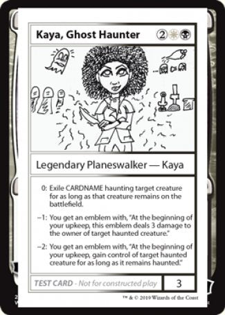 Kaya, Ghost Haunter (2021 Edition) [Mystery Booster Playtest Cards] | Spectrum Games