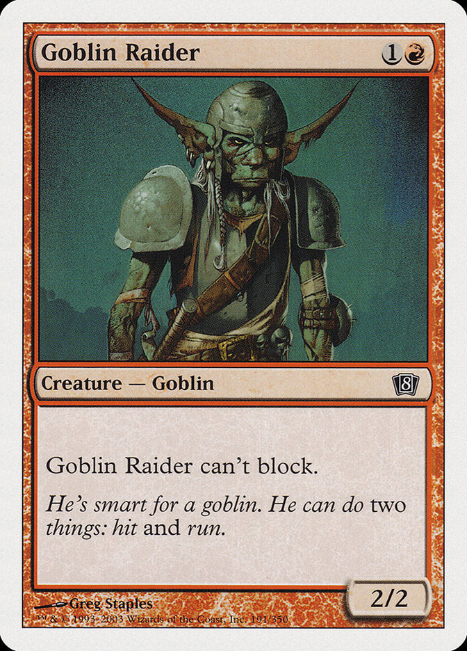 Goblin Raider [Eighth Edition] | Spectrum Games
