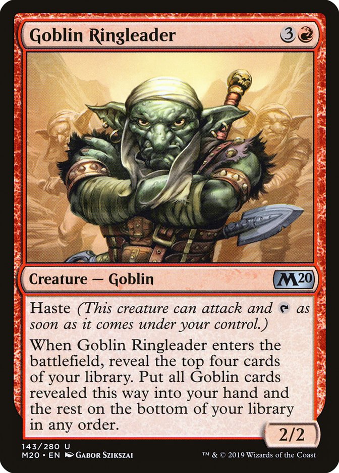 Goblin Ringleader [Core Set 2020] | Spectrum Games