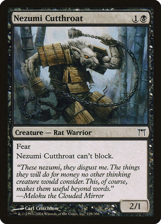 Nezumi Cutthroat [Champions of Kamigawa] | Spectrum Games