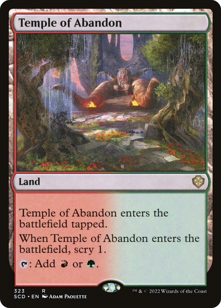 Temple of Abandon [Starter Commander Decks] | Spectrum Games