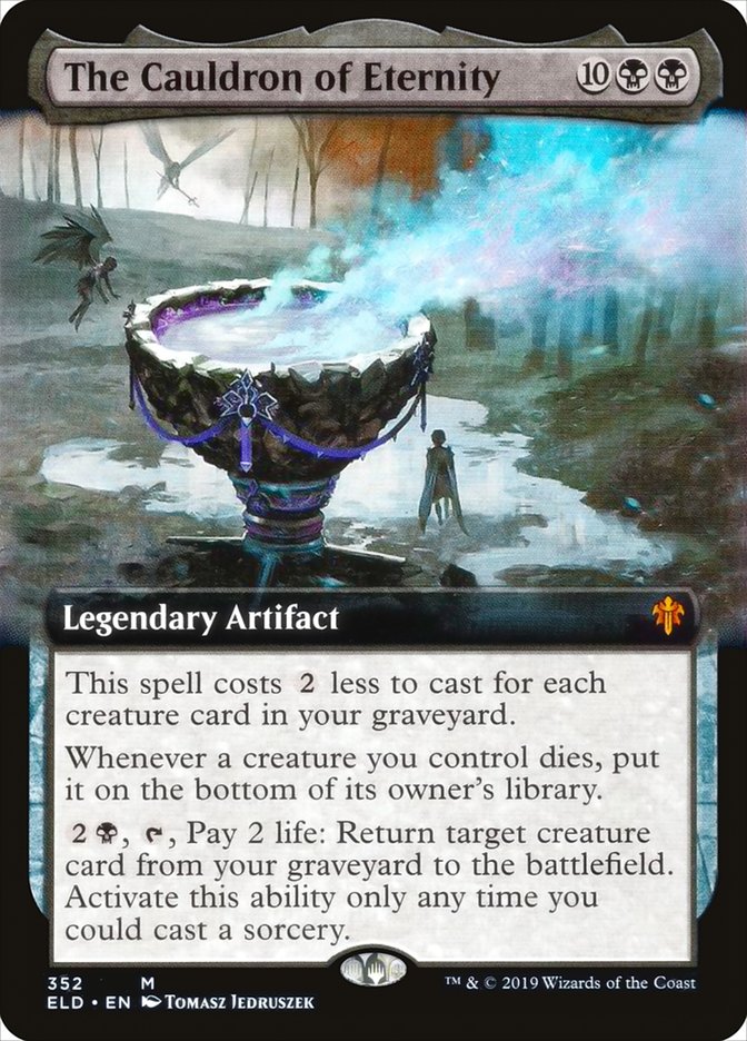 The Cauldron of Eternity (Extended Art) [Throne of Eldraine] | Spectrum Games