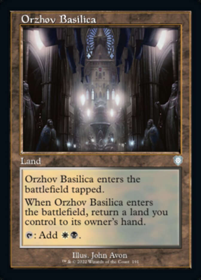 Orzhov Basilica (Retro) [The Brothers' War Commander] | Spectrum Games