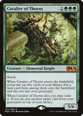 Cavalier of Thorns [Core Set 2020 Promos] | Spectrum Games