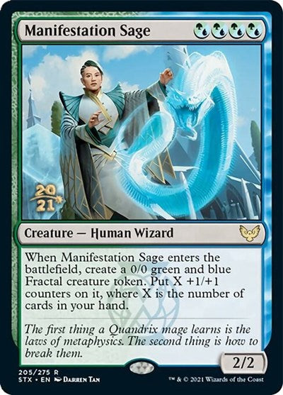 Manifestation Sage [Strixhaven: School of Mages Prerelease Promos] | Spectrum Games