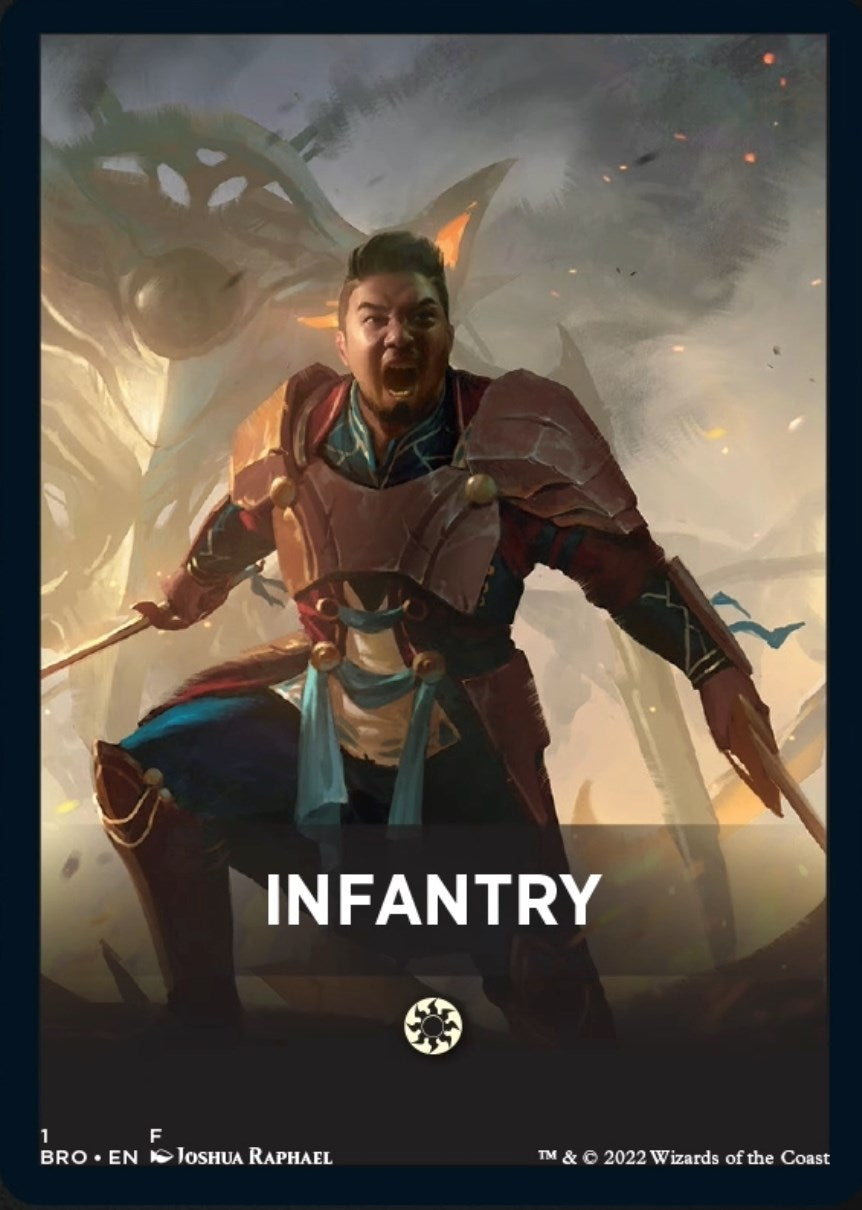 Infantry Theme Card [The Brothers' War Tokens] | Spectrum Games