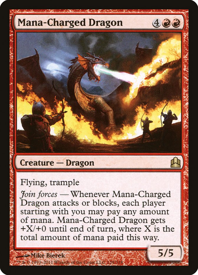 Mana-Charged Dragon [Commander 2011] | Spectrum Games