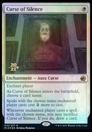 Curse of Silence [Innistrad: Midnight Hunt Prerelease Promos] | Spectrum Games