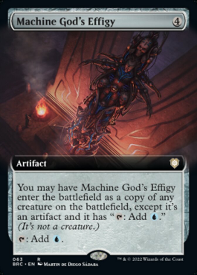 Machine God's Effigy (Extended Art) [The Brothers' War Commander] | Spectrum Games