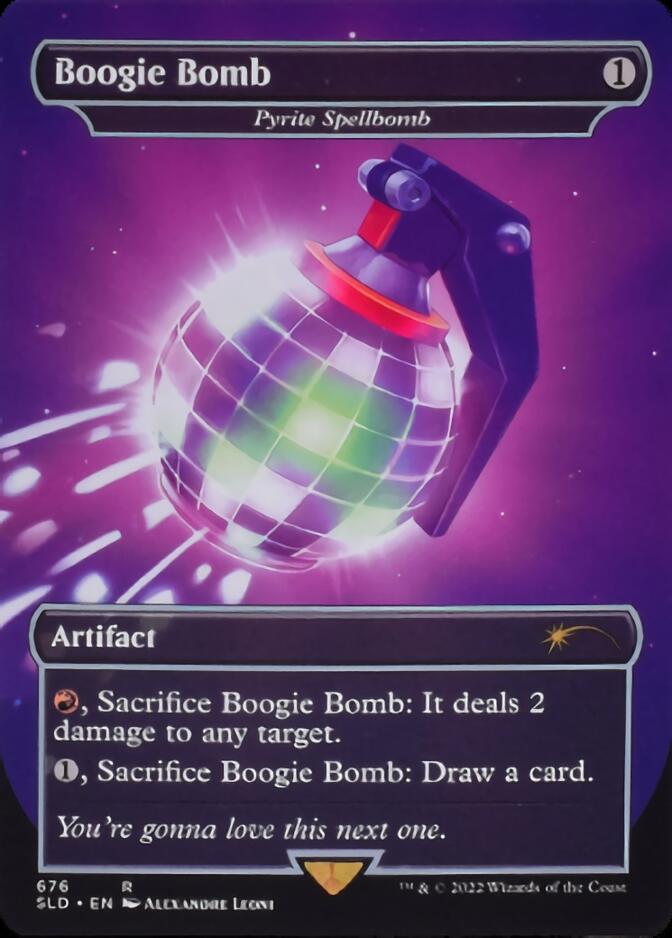 Pyrite Spellbomb - Boogie Bomb (Borderless) [Secret Lair Drop Promos] | Spectrum Games
