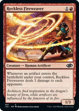 Reckless Fireweaver [Jumpstart 2022] | Spectrum Games