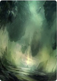 Swamp 1 Art Card [Zendikar Rising Art Series] | Spectrum Games