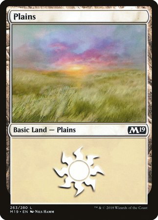 Plains (263) [Core Set 2019] | Spectrum Games