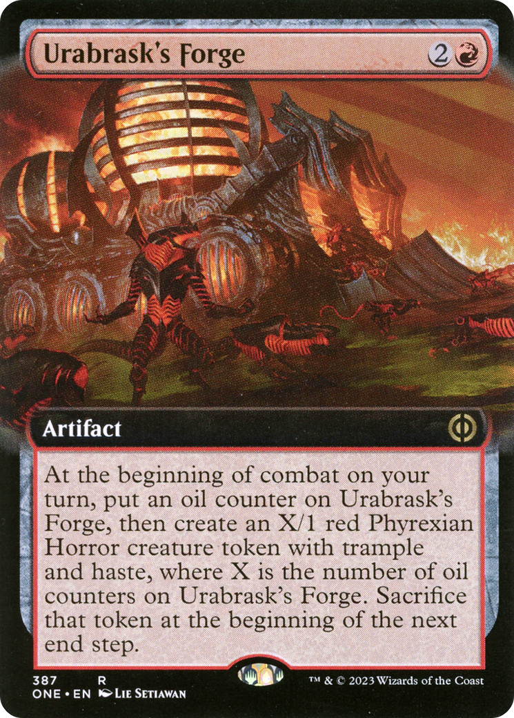 Urabrask's Forge (Extended Art) [Phyrexia: All Will Be One] | Spectrum Games