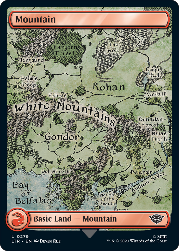 Mountain (279) [The Lord of the Rings: Tales of Middle-Earth] | Spectrum Games