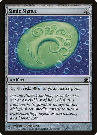 Simic Signet [Commander 2011] | Spectrum Games