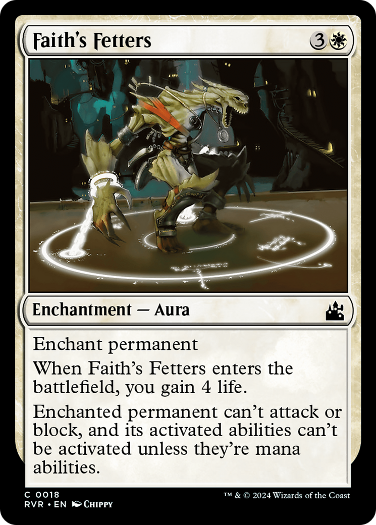 Faith's Fetters [Ravnica Remastered] | Spectrum Games