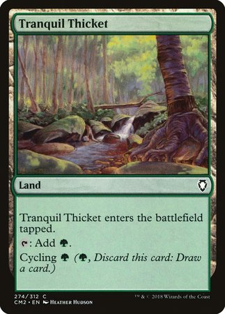 Tranquil Thicket [Commander Anthology Volume II] | Spectrum Games