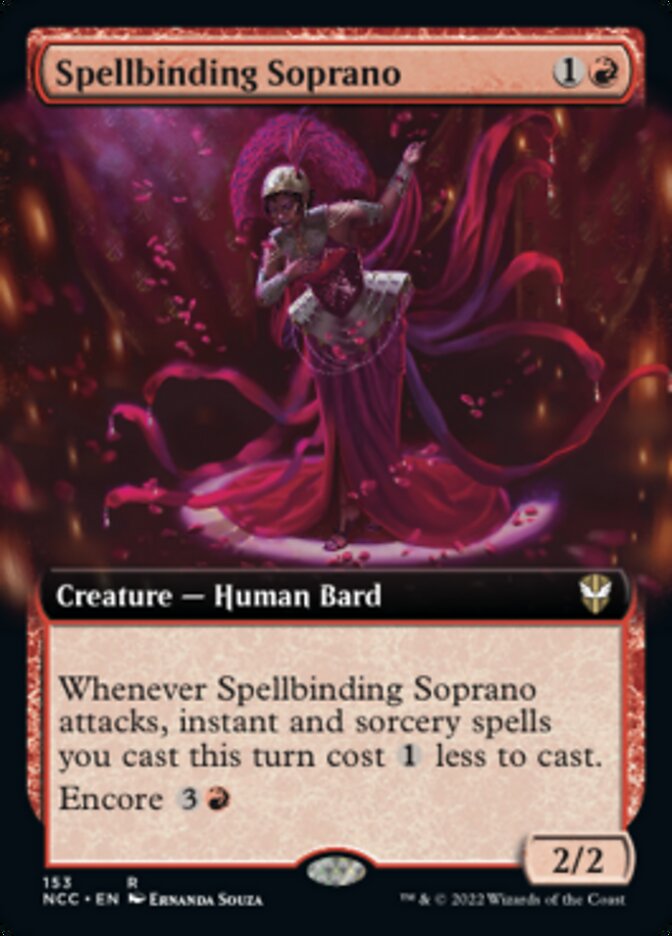 Spellbinding Soprano (Extended Art) [Streets of New Capenna Commander] | Spectrum Games