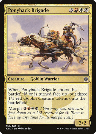 Ponyback Brigade [Khans of Tarkir] | Spectrum Games