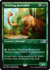 Thrashing Brontodon [Promo Pack: Core Set 2020] | Spectrum Games